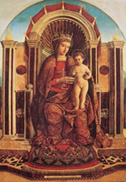 född i en konstnärsfamilj. Hans bror var Giovanno Bellini och hans svåger var Mantegna, vilka i dag båda överskuggar honom i konstnärligt hänseende. Bellini har har namngett denna mattyp, som också kallas nyckelhålsmatta. Mattypen anses komma från Ushak, Anatolien. Finns på Nat. Gall., London.
