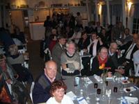 Över 50 personer kom till Restaurang Backstugan för att lyssna på Thomas Biraths inspirerade och personliga berättelse.